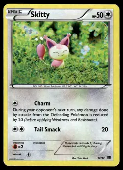 Pokemon TCG Skitty XY Series - McDonald's Collection (2015) #12 Rare Holo - Image 1