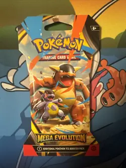 Pokemon Mega Evolution Sleeved Booster Pack - Image 1