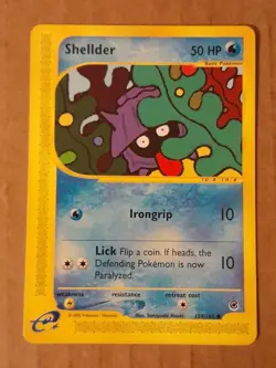 Pokemon Shellder 129/165 Expedition LP See Pictures - Image 1
