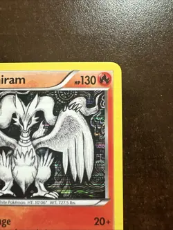 Reshiram 28/113 Holo Rare Pokemon TCG Black & White Legendary Treasures - Image 3