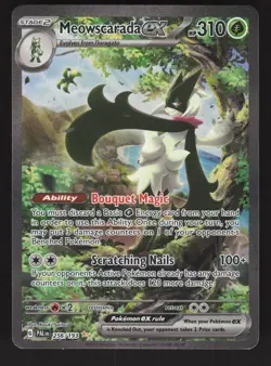 Meowscarada ex 256/193 SIR Pokemon TCG Paldea Evolved NM - Image 1