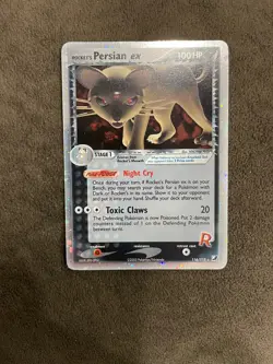 Rocket's Persian ex 116/115 EX Unseen Forces Holo UR Pokemon TCG Nintendo LP - Image 1
