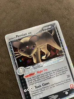 Rocket's Persian ex 116/115 EX Unseen Forces Holo UR Pokemon TCG Nintendo LP - Image 2