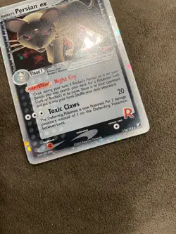 Rocket's Persian ex 116/115 EX Unseen Forces Holo UR Pokemon TCG Nintendo LP - Image 3