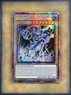 Yugioh Ancient Gear Dark Golem MP25-EN003 Starlight Rare 1st Ed NM - Image 1