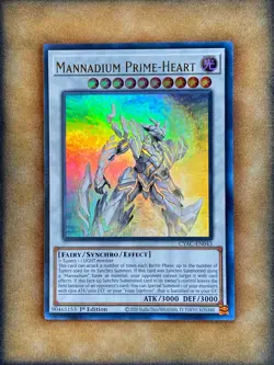 Yugioh Mannadium Prime-Heart CYAC-EN043 Ultra Rare 1st Ed NM - Image 1