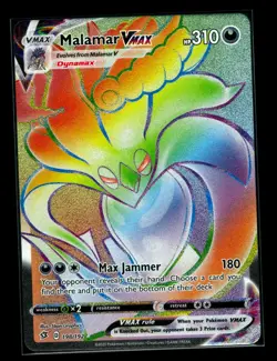 Pokemon Card Malamar VMAX 198/192 Rebel Clash Secret Rare Full Art NM - Image 1