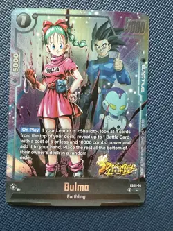 Dragonball Z Bulma Super Fusion World Foil Holo Card - Image 1