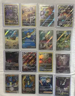 Pokemon Cards Lot (16 Cards total) features Reshiram & Charizard GX SM201 - Image 1