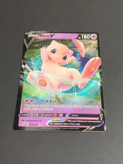 Mew V - 069/189 - Pokemon Darkness Ablaze Sword & Shield Rare Card NM - Image 4