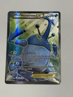 Pokemon TCG Heracross EX Full Art Holo Card XY-Furious Fists 105/111 - Image 1