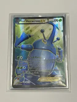 Pokemon TCG Heracross EX Full Art Holo Card XY-Furious Fists 105/111 - Image 3