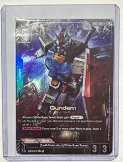 Gundam (GD01-001) LR+ card M/NM Gundam TCG - Image 1