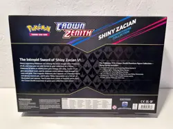 Pokemon TCG Cards Crown Zenith Premium Figure Collection Shiny Zacian NEW 820650851636 - Image 2