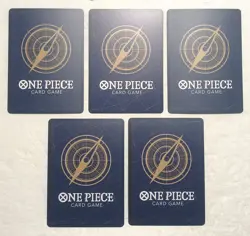 Lot of 5 Japanese ONE PIECE Cardgame Super Rare Card Set TCG - Image 2