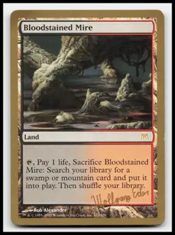 Bloodstained Mire World Championship Decks Gold Border Magic The Gathering Card - Image 1