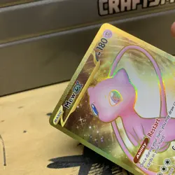 pokemon mew ex 205/165 Scarlet And Violet Hyper Rare Gold Full Art V Holo R card - Image 5