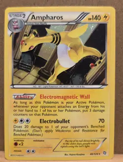 Ampharos Dragons Exalted 40/124 Rare Holo LP - ungraded Pokemon Card - Image 1