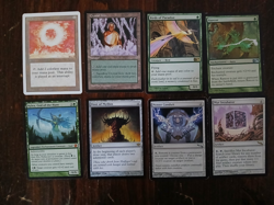 MTG 8 card lot: Nylea God of the hunt, Birds of Paradise, Sol Ring - Image 1