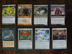MTG 8 Card Lot: Coat of Arms, Demonic Consultation, Necrogen Mists - Image 1