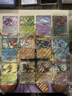 Pokemon Black Bolt White Flare ex Lot Set of 12 Cards Double Rare English - NM/M - Image 1