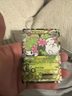 Pokemon TCG Shaymin EX XY148 Holo Black Star Promo Card - Image 1