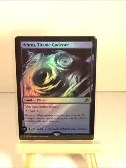 Magic the Gathering Uthros Titanic Godcore Edge of Eternities Card Foil 260 - Image 1