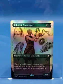 Diligent Zookeeper (Borderless) Avatar: The Last Airbender Foil - Image 1