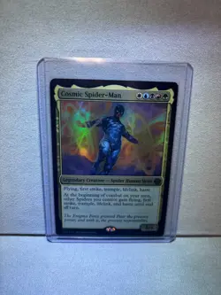 Cosmic Spider-Man, Magic: The Gathering SPM #127 (FOIL) Near Mint - Image 1