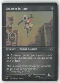 Assassin Initiate (Foil Etched) U Universes Beyond: Assassin's Creed 197 LP - Image 1