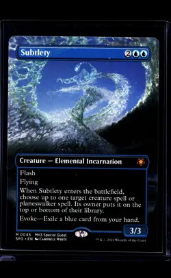2024 MTG Magic The Gathering SPG Special Guests Borderless #45 Subtlety - Image 1
