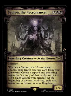Sauron, the Necromancer (Showcase Scrolls) 557 R Universes Beyond: The Lord of t - Image 1