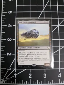 The Fire Nation Drill 0098 MTG Avatar: The Last Airbender NM/M *FREE SHIPPING* - Image 1