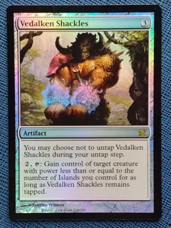 MTG 1x FOIL Vedalken Shackles NM Modern Masters 2013 Magic - Image 1