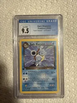 Dark Blastoise Pokemon 2000 1st Edition 9.5 Non Holo - Image 1