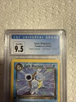 Dark Blastoise Pokemon 2000 1st Edition 9.5 Non Holo - Image 2