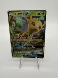 2018 Pokemon Sun and Moon Promo Leafeon Gx SM146 - Image 1