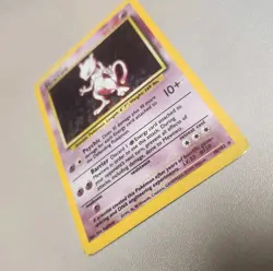 Holo Mewtwo 10/102 Rare Base Set WOTC Pokemon TCG MP 1999 - Image 5