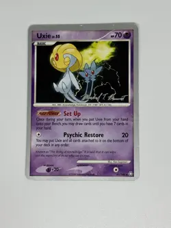 Uxie 43/146 Rare 2010 World Championship Pokemon Card - Image 1