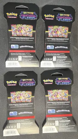 Pokemon Mega Evolutions Phantasmal Flames sleeved individual blister pack - Image 2