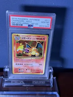 2016 Pokemon Japanese Charizard - Holo EXP 20th Anniversary 1st Edition #011 - Image 5