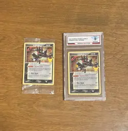 Pokemon Greninja Gold Star SWSH144 Celebrations Promo Sealed Card +Grade 9 Card - Image 1
