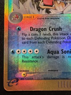 Gyarados 32/97 EX Dragon e-Series Pokemon Card Reverse Holo Foil Rare HP - Image 5