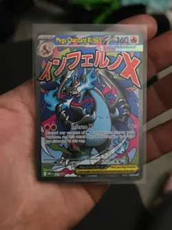 Mega Charizard x Ex 023 Me: Mega Evolution Promo Holo Pokemon Card - Image 2