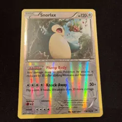 Pokemon Reverse Holo Snorlax XY - BREAKthrough 118/162 MP - Image 1
