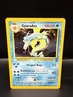Pokemon Gyarados 7/130 Base Set 2 Holo - Pokemon TCG English - Image 1