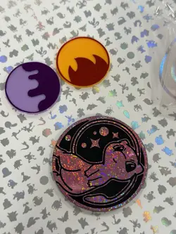 Pokemon Mew Jumbo Foil Coin 151 + Dice Ultra Premium Collection - Image 3