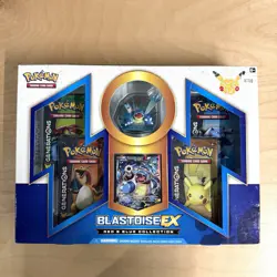 Pokemon TCG 2016 Red & Blue Collection Blastoise Ex 20th Anniversary Sealed - Image 1