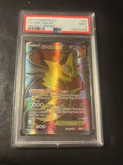 2015 POKEMON XY ANCIENT ORIGINS #93 FA/GIRATINA EX PSA 9 (Q060 - Image 1