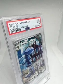 🔥 2023 POKEMON PAR EN PARADOX RIFT ILLUSTRATION RARE IR #208 STEELIX PSA 9 - Image 3